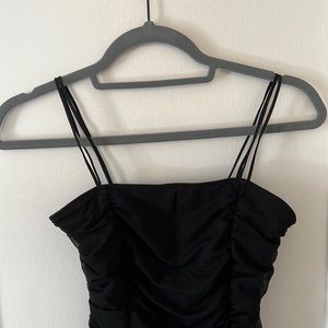 Abercrombie Mesh Ruched Bodysuit